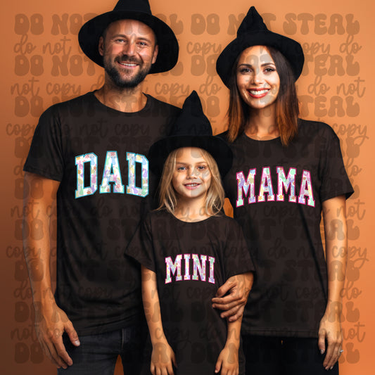 Mama Mini Dad Matching Peep