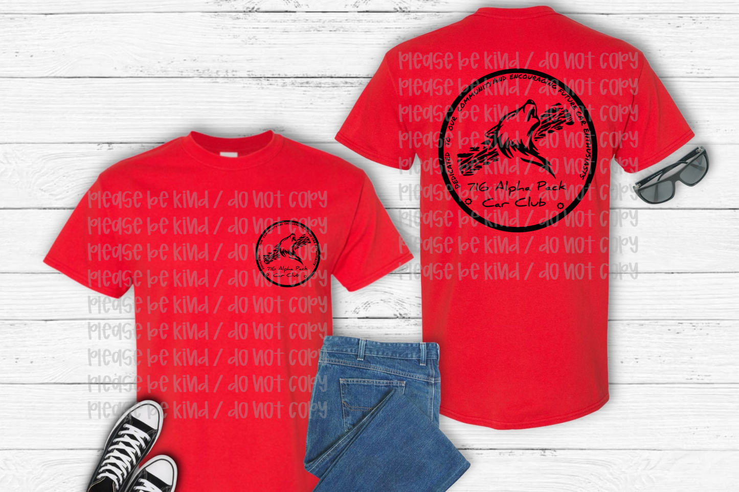 Wolfpack Alphas NEW LOGO Short Sleeve Shirts