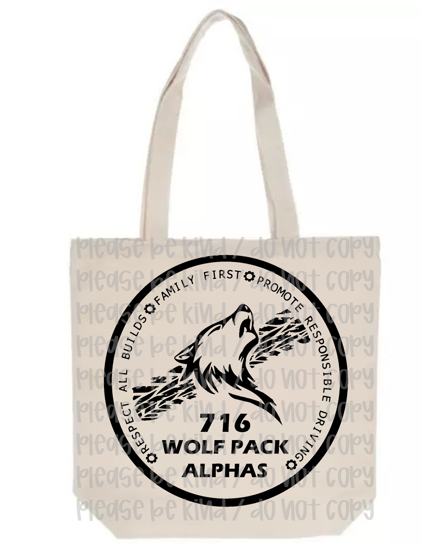 Wolfpack Alpha Tote Bag